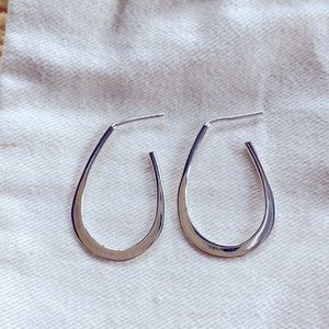 Silver earrings